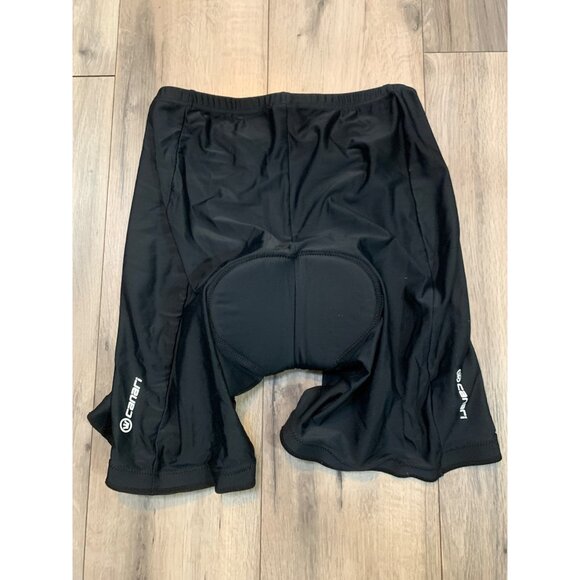 Canari Men’s Large Black Padded Cycling Bike Shorts 6.5 Inch Inseam - Picture 4 of 5